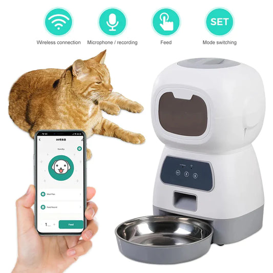 Review of the 3.5L Automatic Pet Feeder - A Smart Solution for Pet Owners