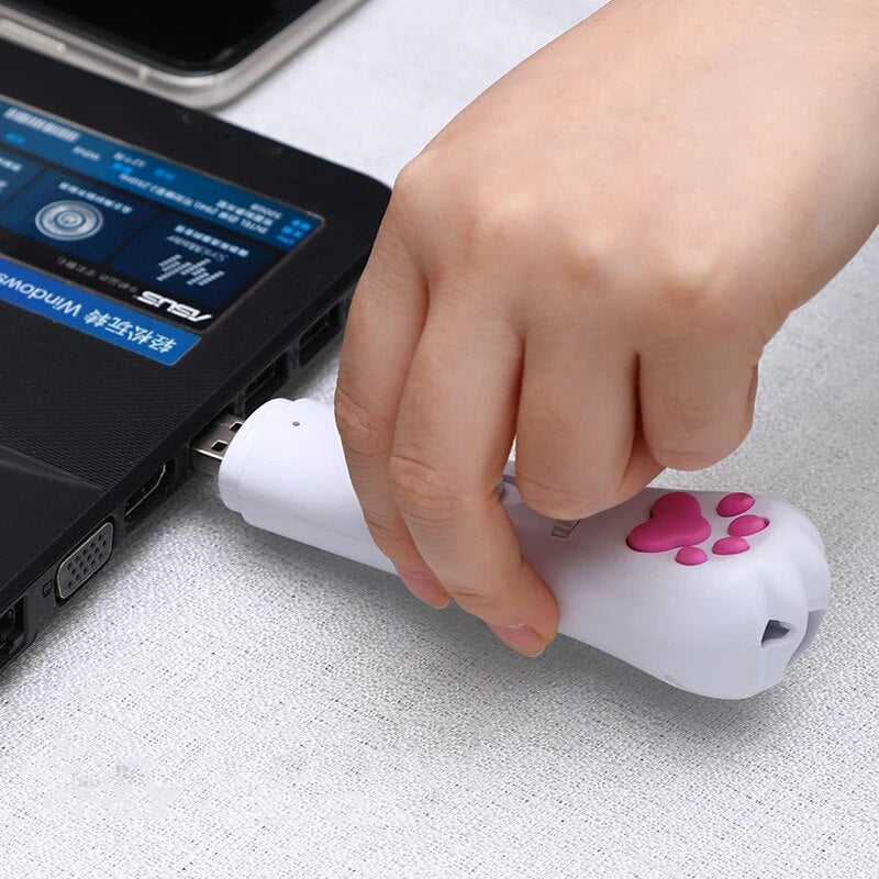 6 In 1 USB Pet Cats LED Laser - Cats Laser Transform Pattern Rechargeable Toys Interactive Bright Animation Pointer Light Pen Toys
