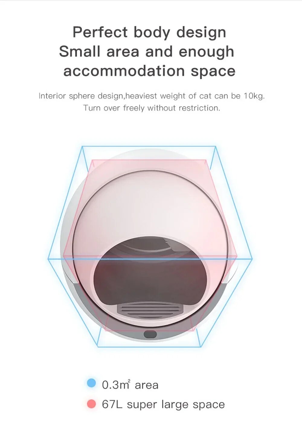 Automatic Cat Litter Box - Smart Self Washing Self Flushing Cat Tray Toilet Litter Bedpan Enclosed Inteligent Luxury Pet Washroom