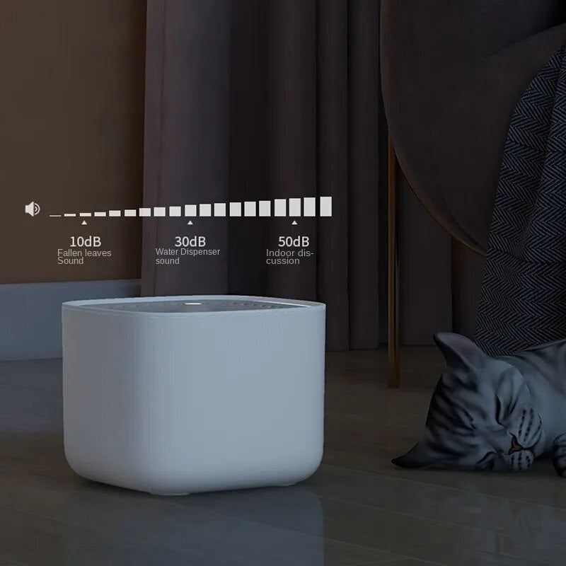 3L Cat Water Fountain - Auto Recirculate Filter Large Capacity Filtring Cat Water Drinker USB Electric Mute Cats Water Dispenser