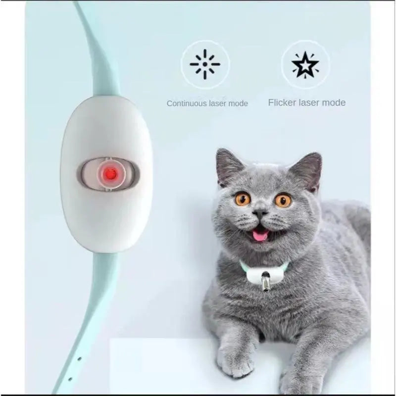 Pet Exercise Toys - Pc Usb Charging Intelligent Smart Laser Pet Accessories Cat Tease Collar Fun Electric Amusing Collar
