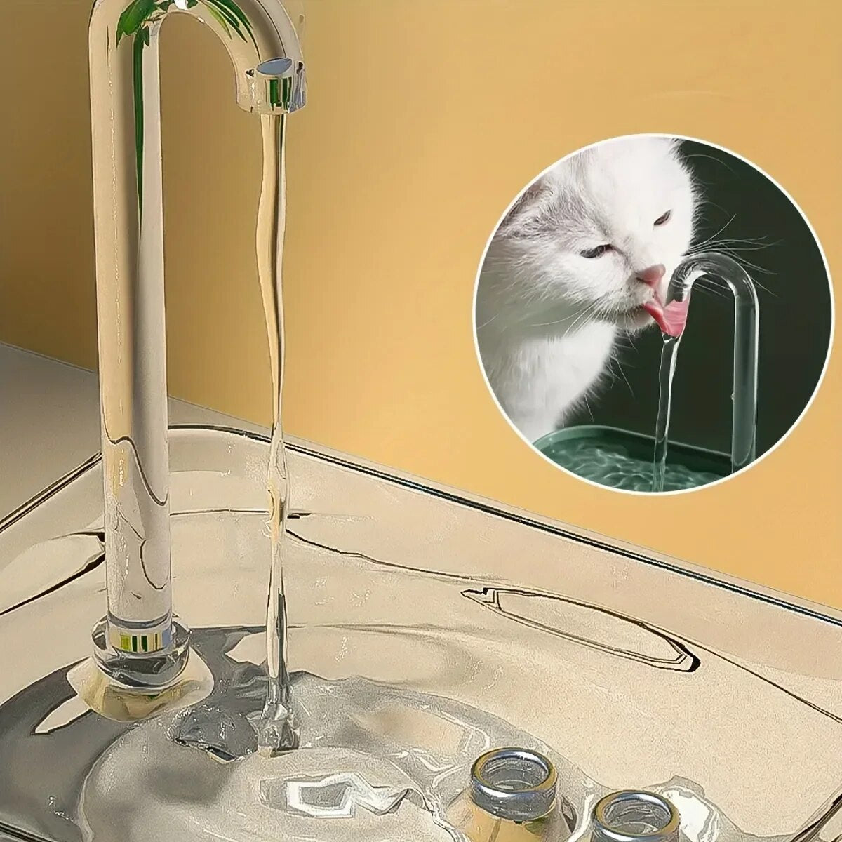 Ultra-Quiet 1.5L Cat Water Fountain - Filter Smart Automatic Pet Dog Water Dispenser&Burnout Prevention Pump1.5L Recirculate Filtring