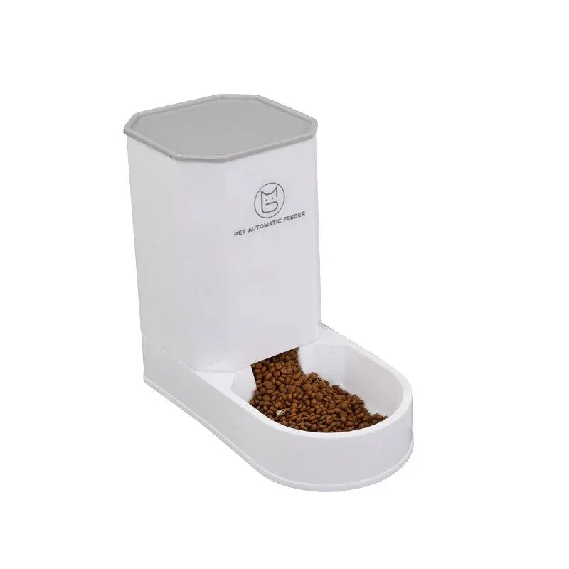 3.8L Dog Cat Automatic Pet Feeder - Large Capacity Detachable Bowl Water Dispenser Food Feeding Device For Cat Dog Pet Supplies