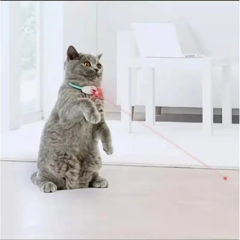 Pet Exercise Toys - Pc Usb Charging Intelligent Smart Laser Pet Accessories Cat Tease Collar Fun Electric Amusing Collar