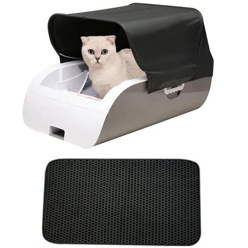 VOFORD Intelligent APP Cat Litter Box - Automatic Cat Toilet Deodorization Electric Shoveling Cleaning Plug / Battery 10 Days Standby