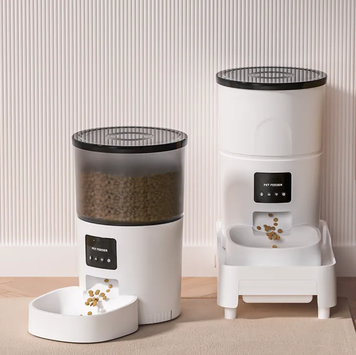 Surrunme 3L Smart Automatic Feeder - for Cats and Dogs Button or WiFi Control Auto Pet Food Dispenser Camera Video Voice Recorder