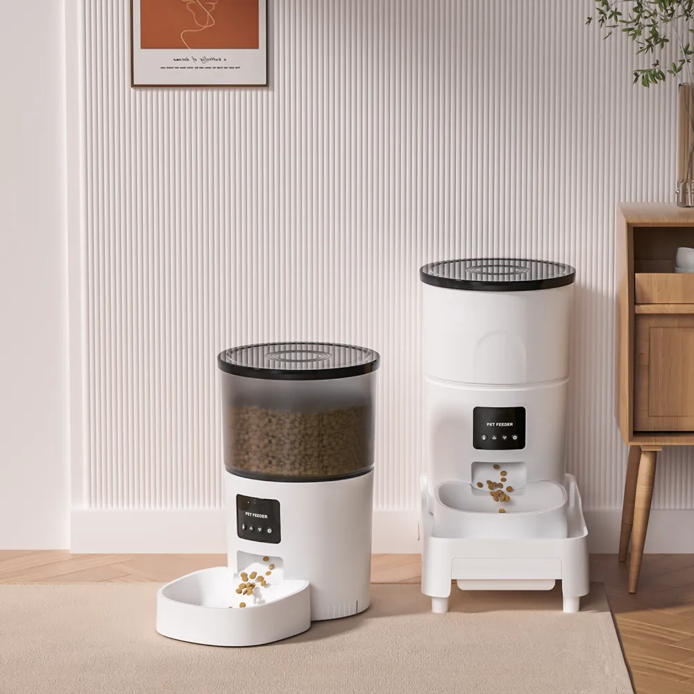 Surrunme 3L Smart Automatic Feeder - for Cats and Dogs Button or WiFi Control Auto Pet Food Dispenser Camera Video Voice Recorder