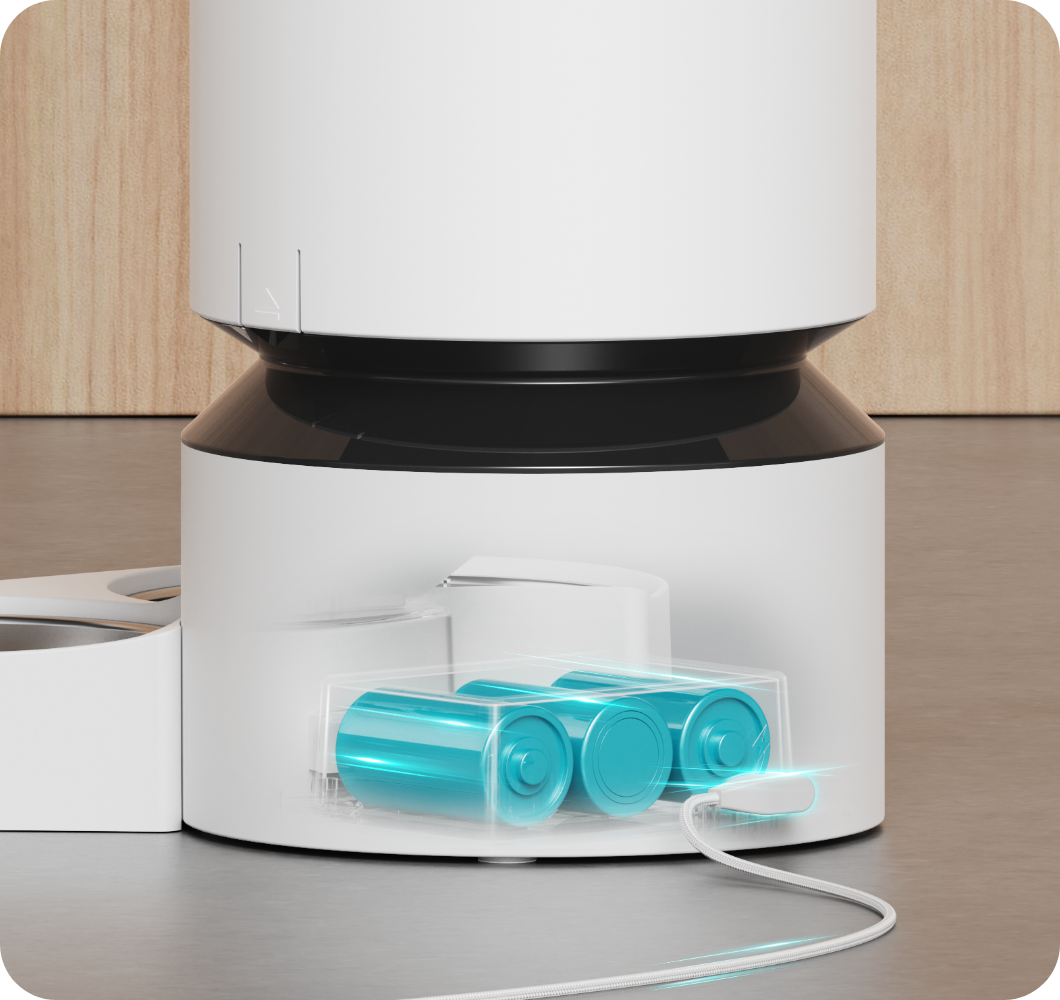 PETLIBRO Automatic Cat Food Dispenser, Automated alerts for food levels, feeder issues, battery power, and blockages.