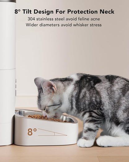 PETLIBRO 6L/4L Wifi Automatic Dog Feeder - Cat Food Dispenser with Customize Feeding Schedule, WiFi Automatic Cat Feeder with Timer Interactive Voice Recorder, Auto Dog Feeder for Cat Pet 1-4 Meals Dry Food