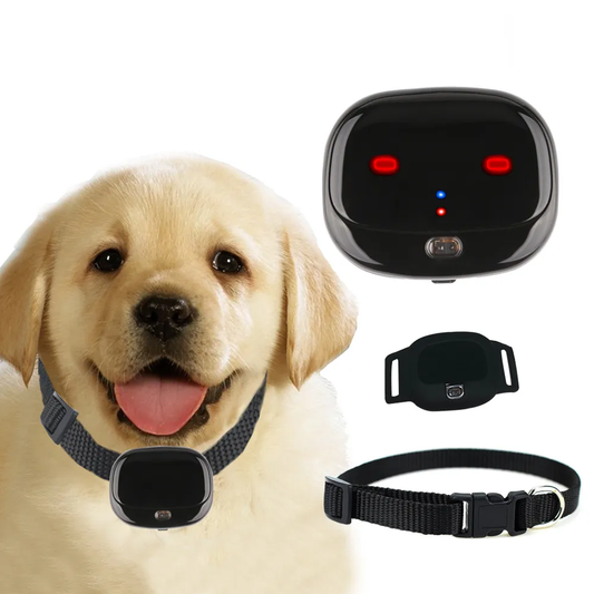 Mini 4G Pet GPS Tracker - Waterproof Dog GPS Collar With Dazzle Lights Animal Locator Support Geo-Fence Low Battery Alarm WIFI