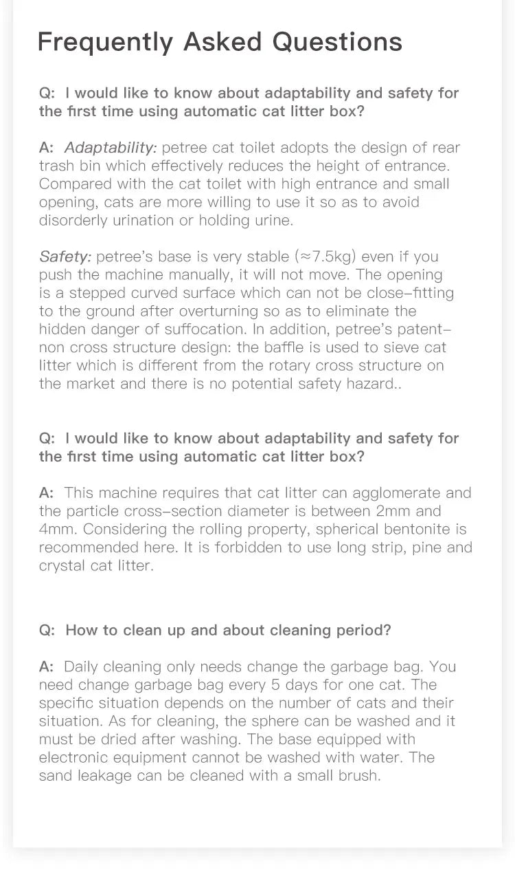 VOFORD Automatic Cat Self Cleaning Sandbox, Self-cleaning cat litter box with WiFi connectivity and detachable bedpan for easy maintenance.