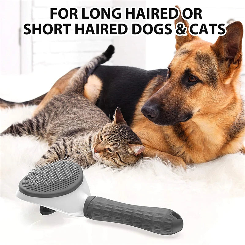 Pet Dog Hair Brush, Grooming tool for dogs and cats, suitable for both long and short hair.