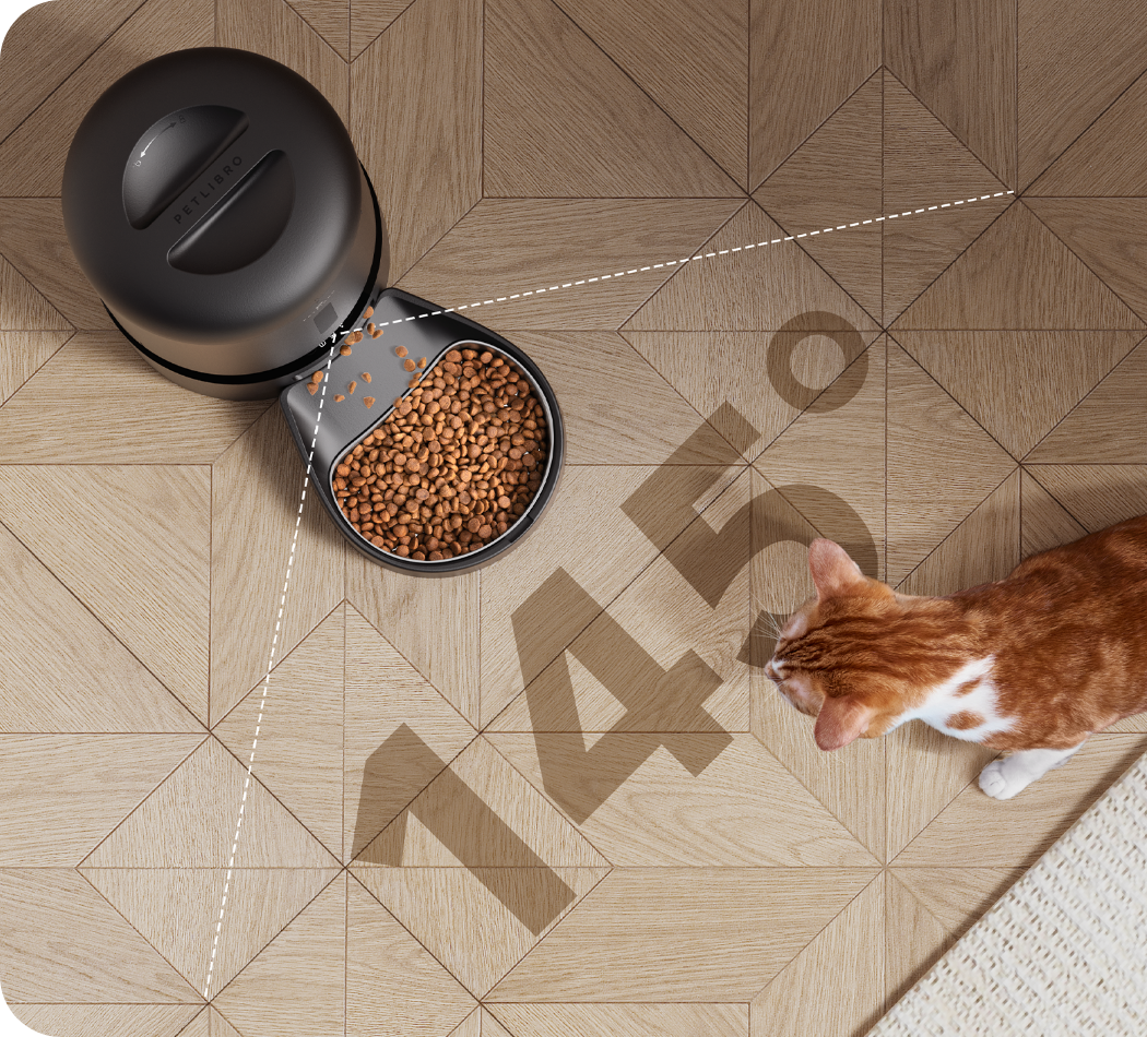 PETLIBRO Granary Camera Monitoring Feeder, Auto-captures pet eating with 1080P HD video, storing on SD card.