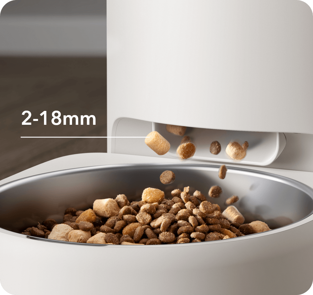 PETLIBRO Vacuum-Sealed Automatic Cat Feeder, Automatic feeder for various pet foods and treats, including kibble and dried goods.