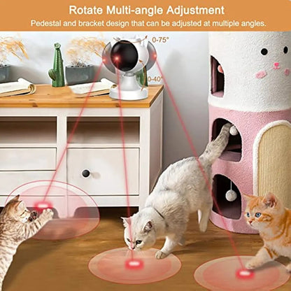 ATUBAN Cat Toy Interactive Automatic, Motion Activated Laser Toy for Indoor Cats/Dogs/Kitten/Kitty,Silent Pet Laser Pointer Toy