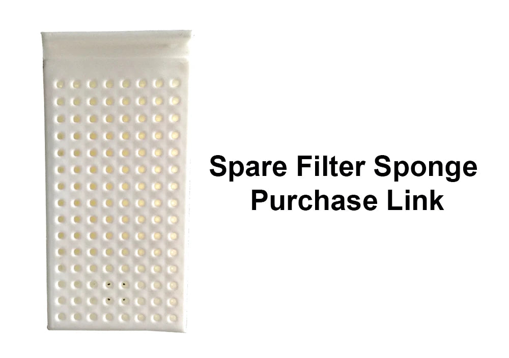 Purchase spare filter sponges at [insert link] for your Cat Water Fountain.