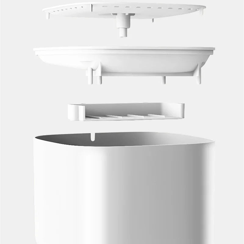 3L Cat Water Fountain, Easy cleaning design with split sections, making maintenance a breeze.