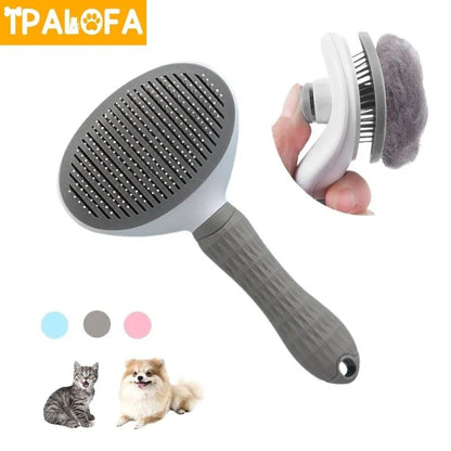 Pet Dog Hair Brush - Cat Comb Grooming And Care Cat Brush Stainless Steel Comb For Long Hair Dogs Cleaning Pets Dogs Accessories