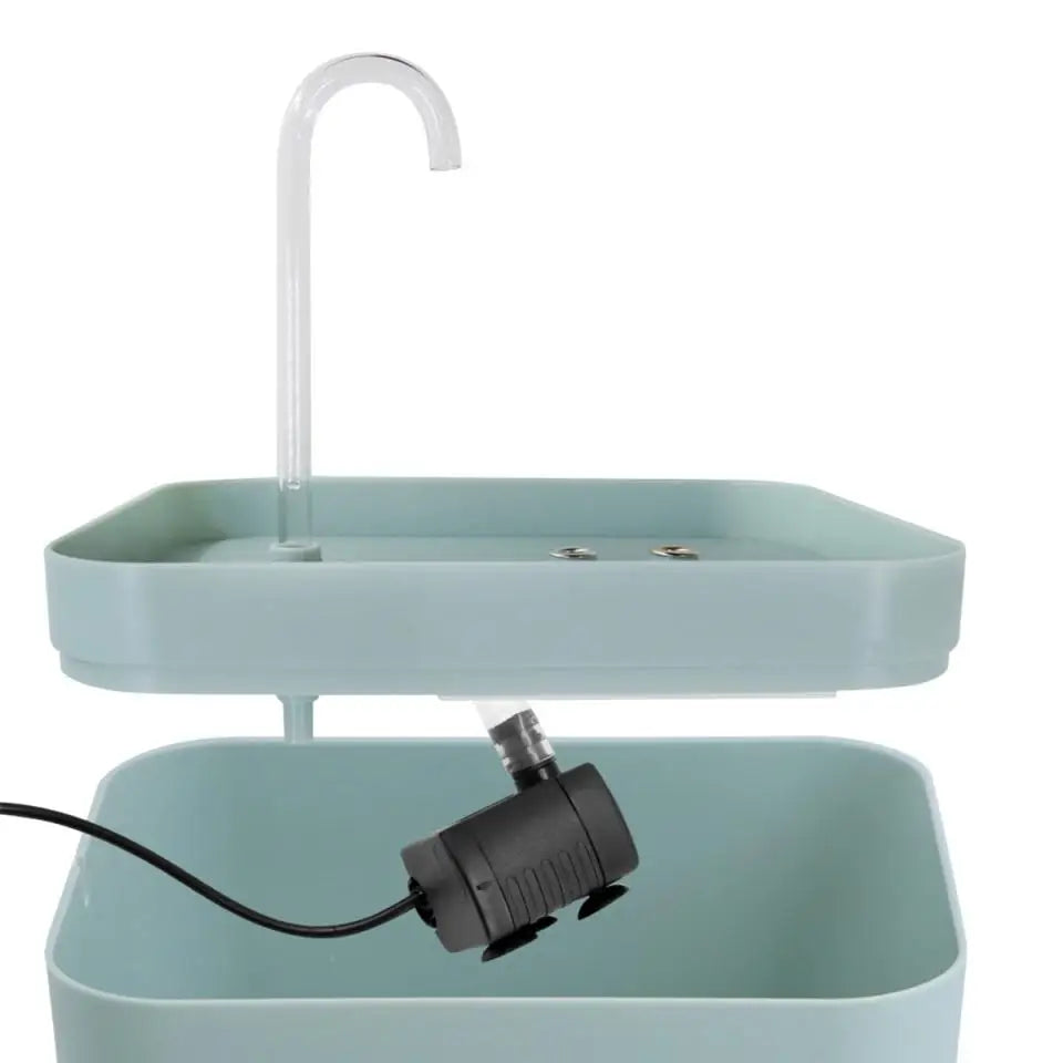 1.5L,2.5L Cat Water Fountain, Automatic water refill system for pets, perfect for trips or busy owners.