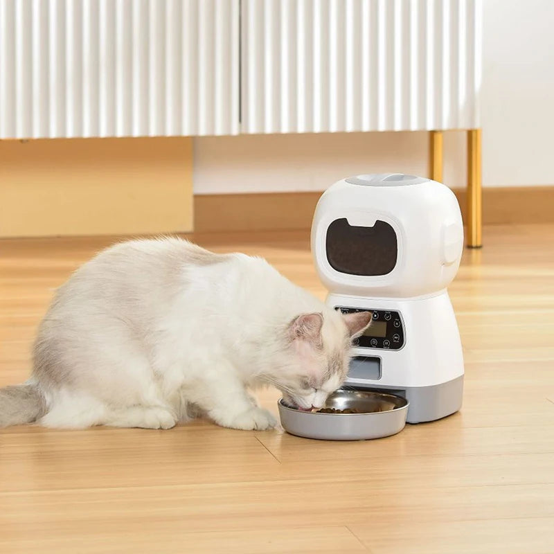 3L Automatic Cat Feeder, Feeder for cats and dogs, suitable for pets of all sizes.