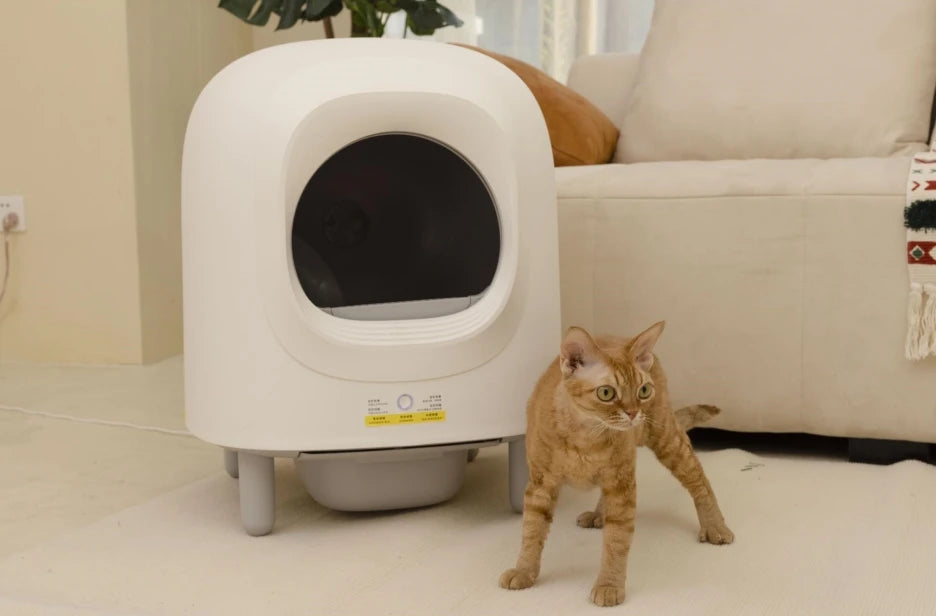 VOFORD Automatic Smart Cat Litter Box, Remote Cat Litter Box Control