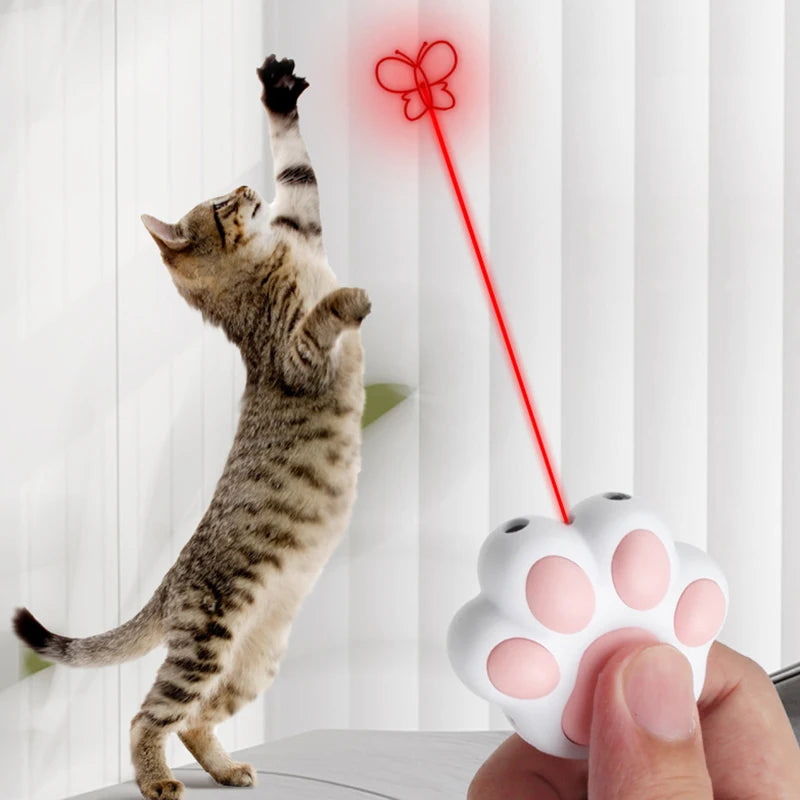 Pet Cat Toys Pet Laser Toy, Compact and lightweight, this toy measures 5.5 x 5 x 2 cm, perfect for handling and storing.