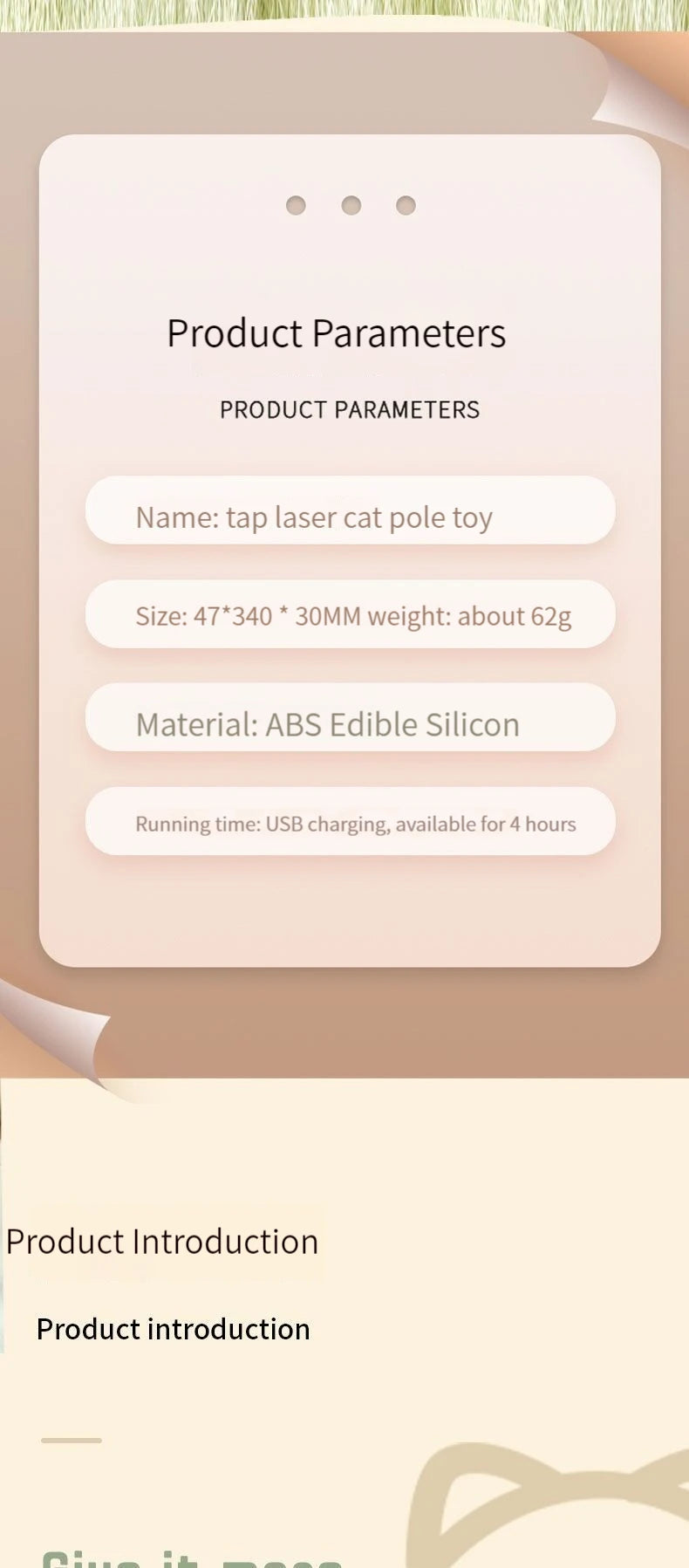 Smart Laser Tease Cat Collar, Interactive cat collar with electric stimulation, USB charging, and automatic toys for playful kitten training.