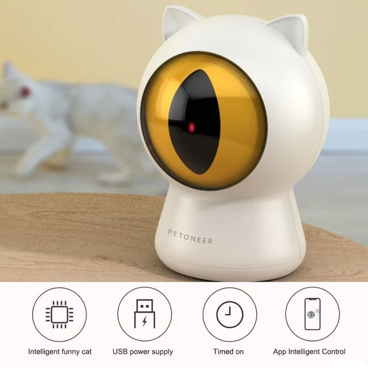 Cat Enrichment Device: Interactive Light Machine with Timed Intervals, Powered by USB, Controlled via App.
