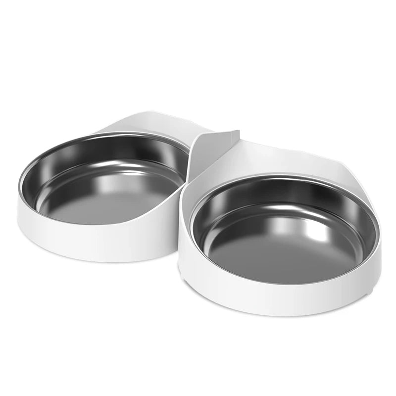 ROJECO Stainless Steel Pet Feeder Accessories (Single & Double Bowls)