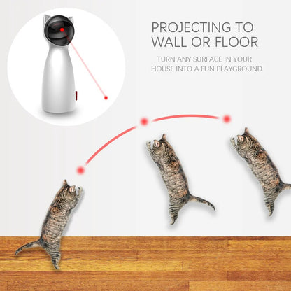 Automatic Cat Toys Interactive Smart Teasing Pet LED Laser Funny Handheld Mode Electronic Pet for All Cats Laserlampje Kat