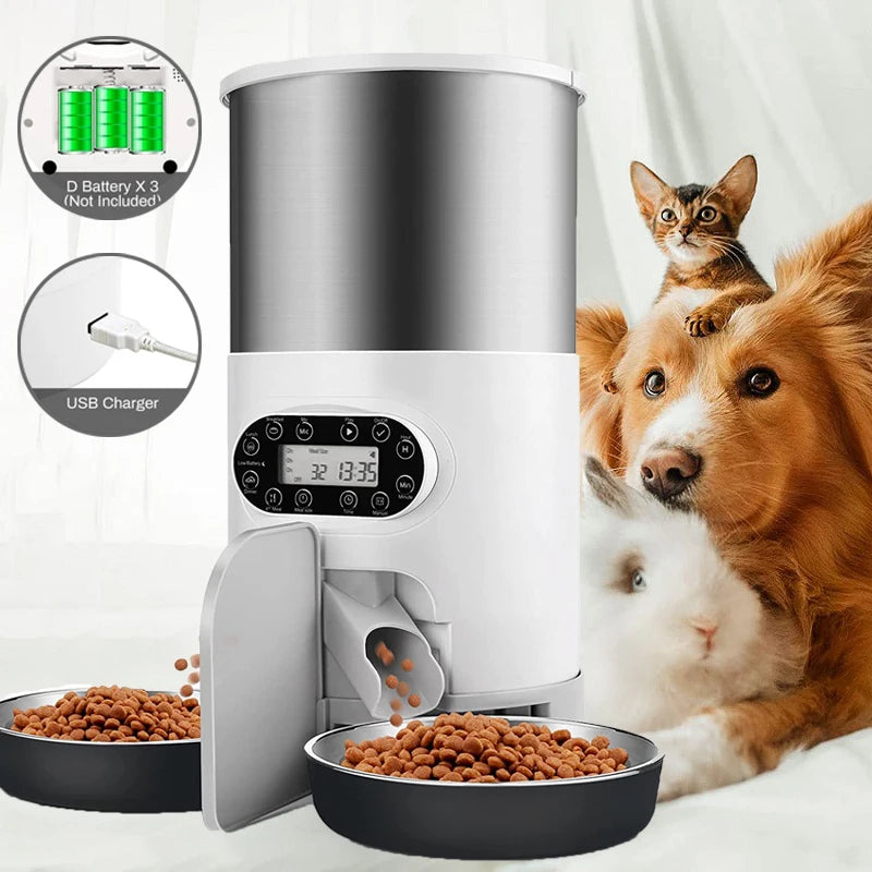 3L Automatic Cat Feeder, Smart and caring feeding solution for pet owners seeking precision and customization.