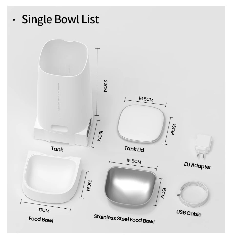 ROJECO 4L Automatic Pet Feeder, Contact us first for assistance with any issue.