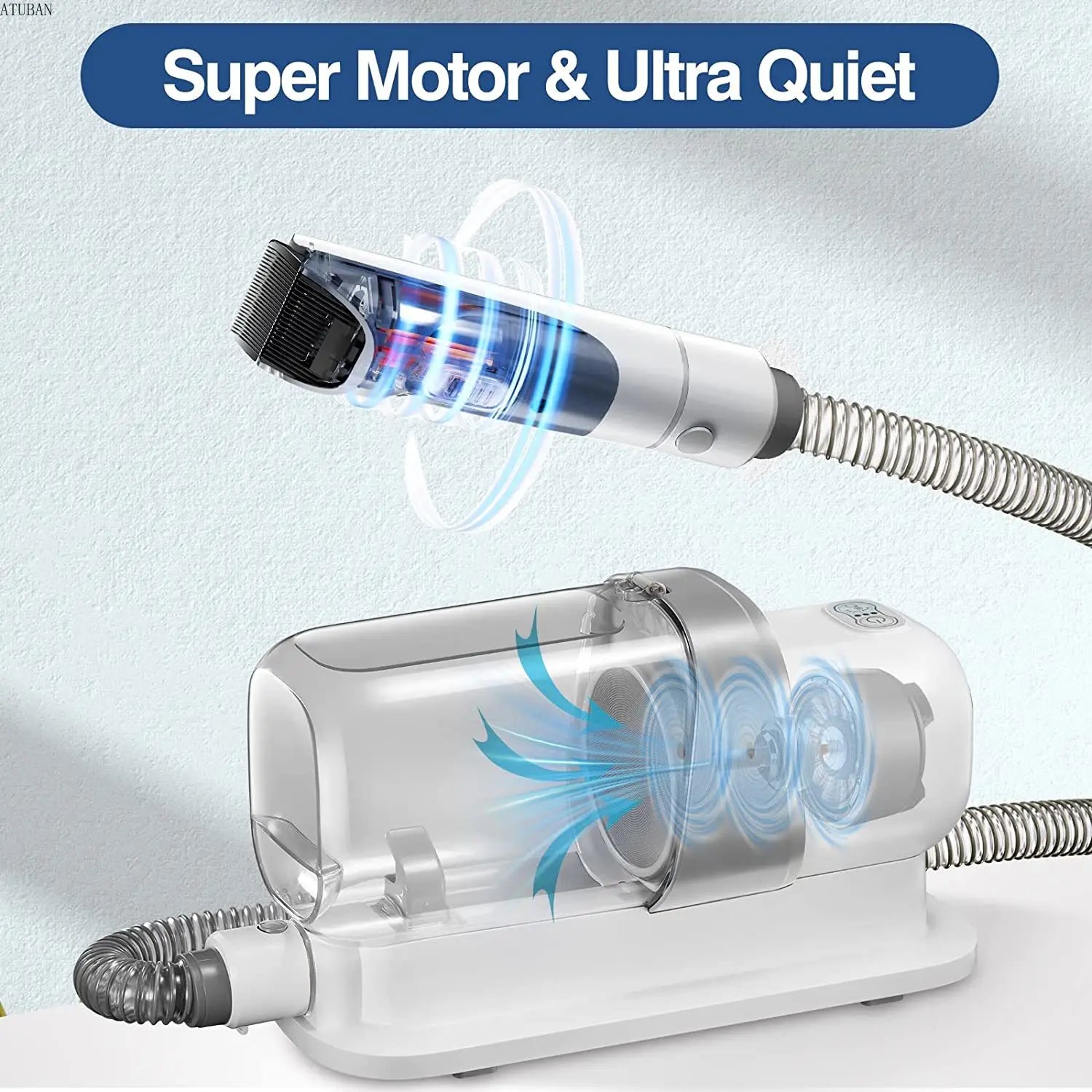 Super motor with ultra quiet operation