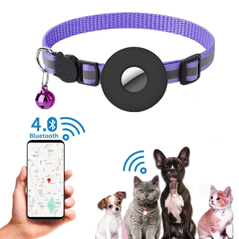 New Pet GPS Tracker Smart Locator - Dog Brand Pet Detection Wearable Tracker Bluetooth for Cat Dog Bird Anti-lost Tracker Collar