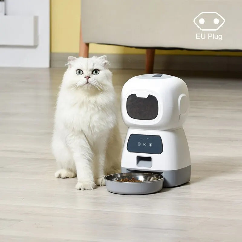 3.5L Automatic Pet Feeder, Intelligent Remote Control