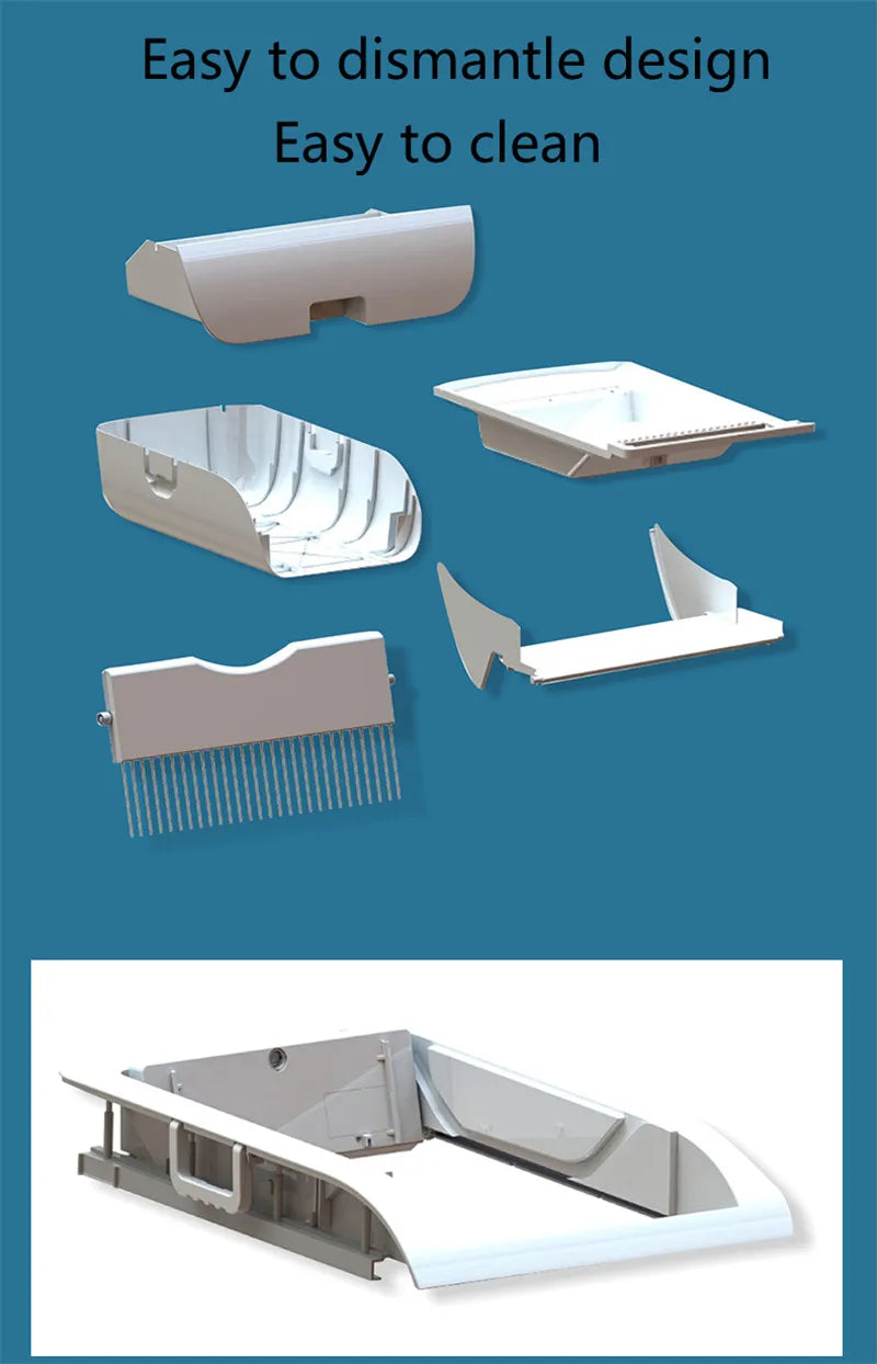 VOFORD Intelligent APP Cat Litter Box, Easy disassembly makes cleaning effortless