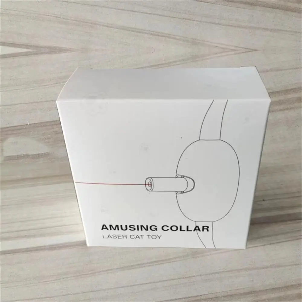 Pet Exercise Toys, Intelligent pet collar with laser pointer and USB charging.