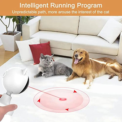 ATUBAN Cat Toy Interactive Automatic, Motion Activated Laser Toy for Indoor Cats/Dogs/Kitten/Kitty,Silent Pet Laser Pointer Toy