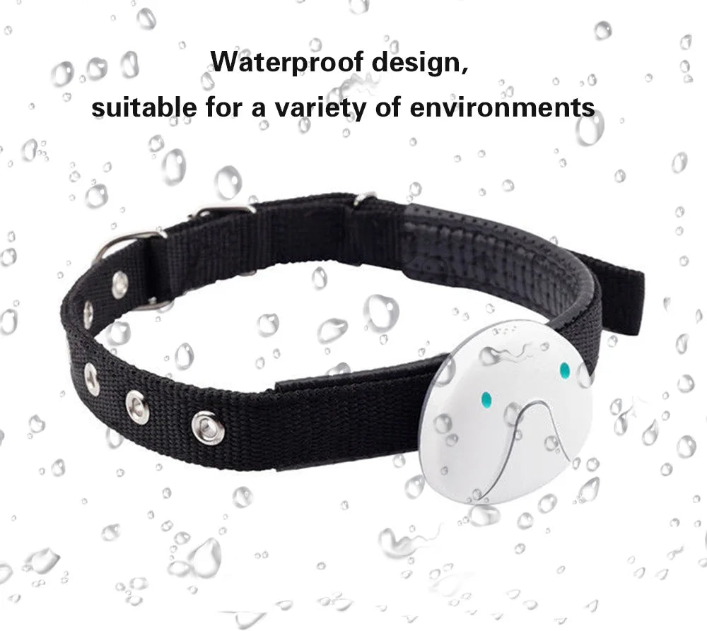 Smart Electronic Pet GPS Tracker Collar, Durable waterproof design for use in various settings.