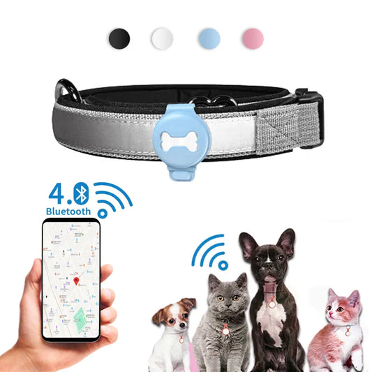 Pet GPS Tracker Smart Locator - Electronic Dog Detection Wearable Collar Bluetooth For Cat Dog Bird Anti-lost Record Tracking Tool