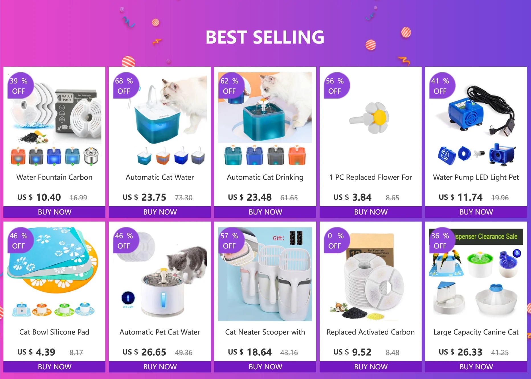 Pet Cat Water Fountain, Follow manufacturer's instructions for maintenance and filter replacement to ensure optimal equipment performance.