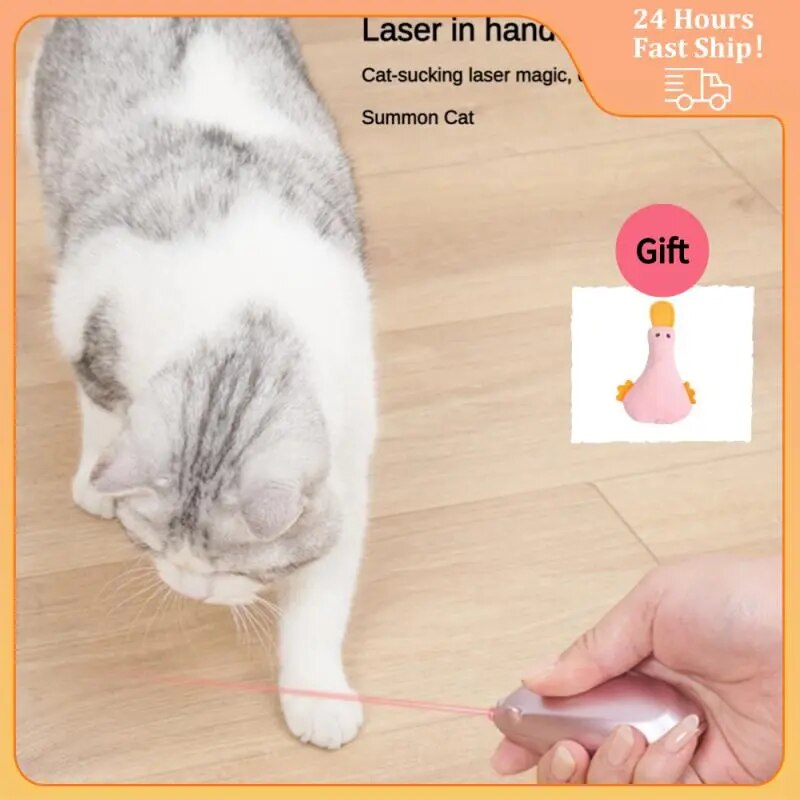 Pet Mouse Laser - Cat Tease LED Infrared Laser Cat Teaser Artifact Cat Self-hi Toy Interesting Mouse Laser