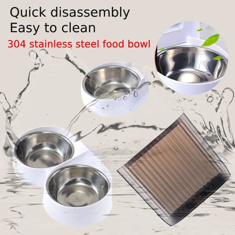 5L Automatic Cat Feeder, Ergonomic design for easy cleaning and disassembly