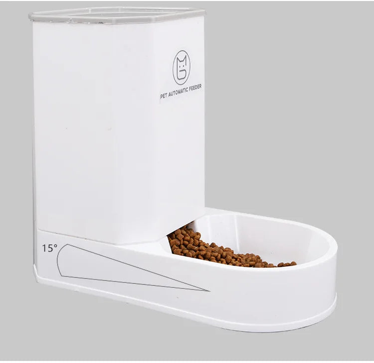 3.8L Dog Cat Automatic Pet Feeder, Automatic pet feeder with large capacity, detachable bowl and water dispenser for cats and dogs.