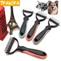 Pet Dog Hair Brush, Ergonomic non-slip handle reduces fatigue for comfortable brushing.