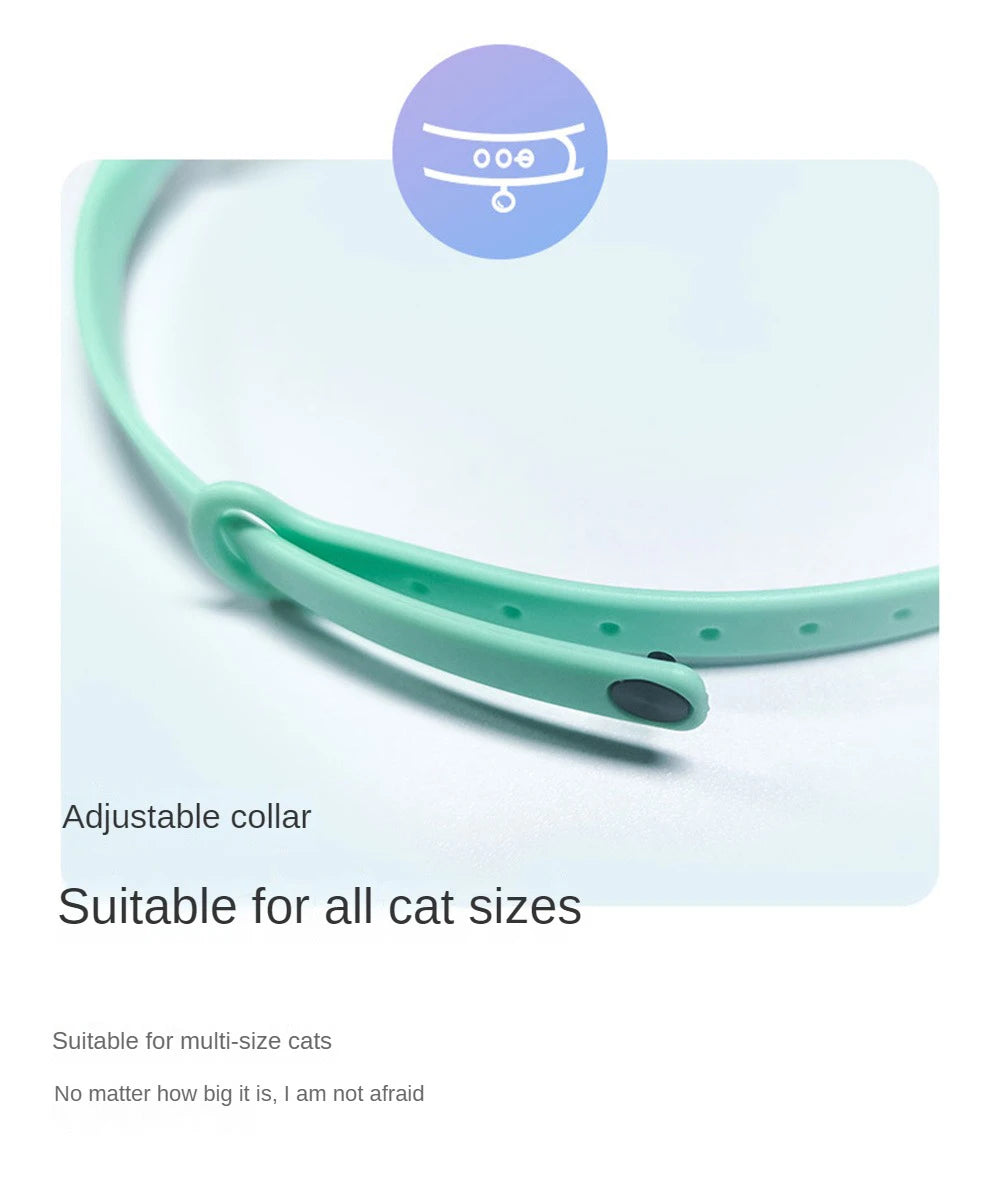Pet Exercise Toys, Adjustable collar for cats of all sizes, providing comfort and safety.