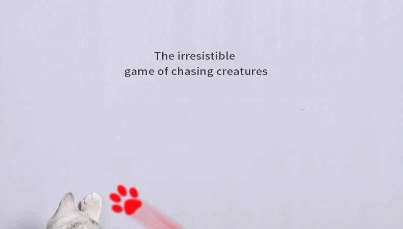 6 In 1 USB Pet Cats LED Laser, Engage in a fun chase with interactive laser pets