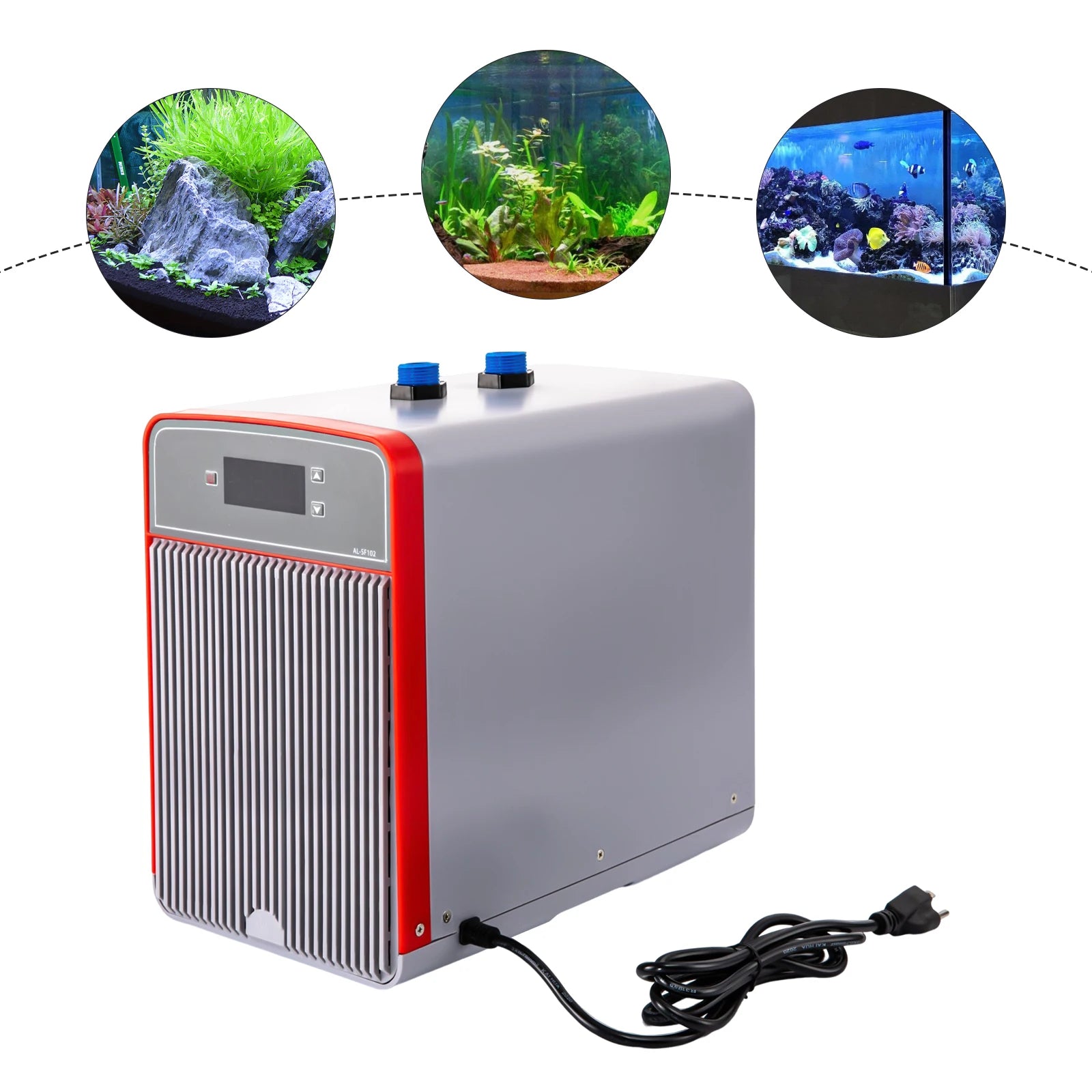 Aquarium Chiller, Use correctly, no upside down