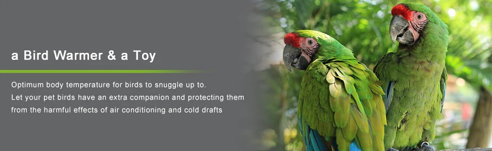 Birds Thermostat Lamp, Cozy lamp for pet birds keeps them warm and safe from drafts.