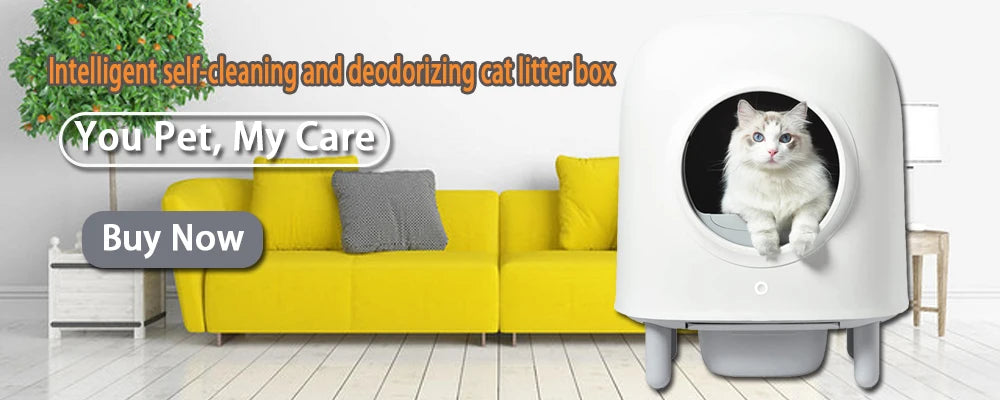 TONEPIE Automatic Cat Litter Box, Elegant Self-Cleaning Cat Litter Box for Pet Convenience